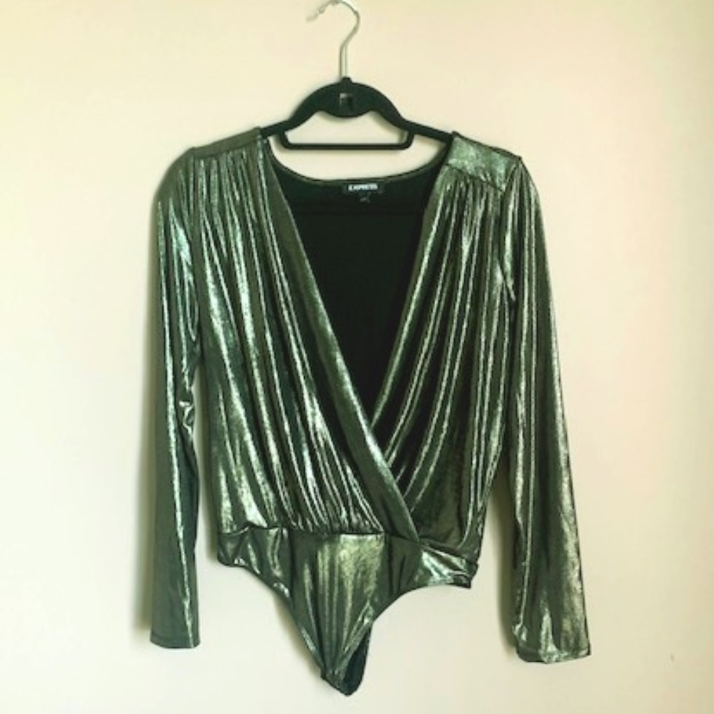 Long- Sleeve V-Neck Onesie
